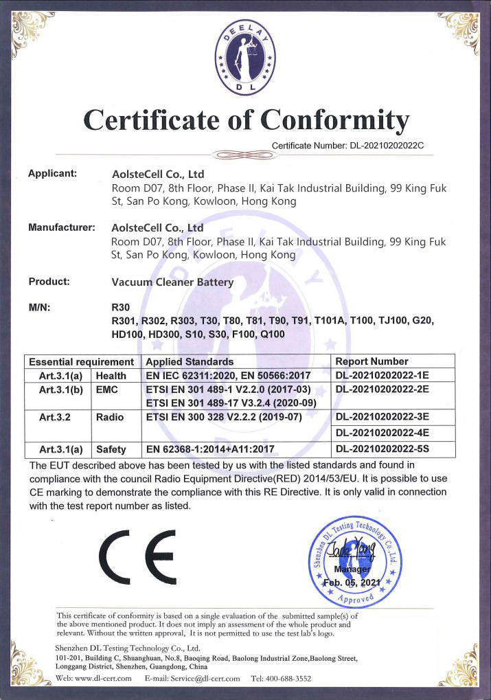 CE certification
