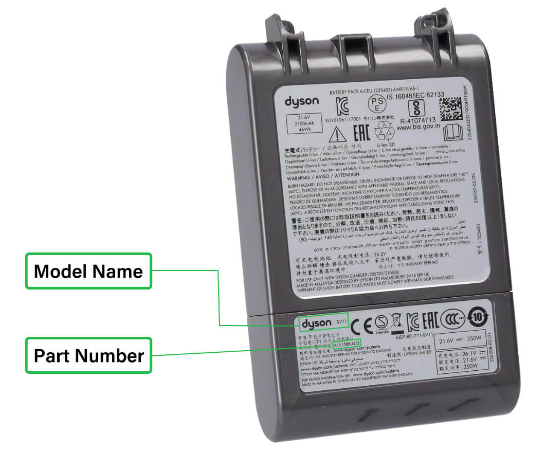 find the correct battery